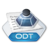 MS Word ODT Icon 96x96 png